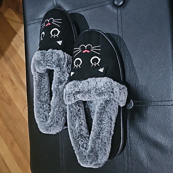 Bobs slippers size 7.5 cat face - Picture 2 of 4